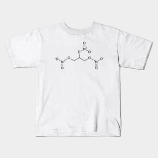 Nitroglycerin - C3H5N3O9 Kids T-Shirt